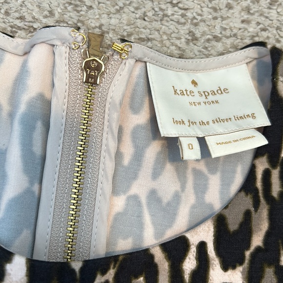 Kate Spade Animal Print Fit & Flare Dress, 0. - Picture 7 of 14